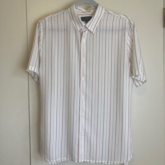 Vince Short Sleeve Button Shirt In Mojave Sunset Sz M - Picture 2 of 5